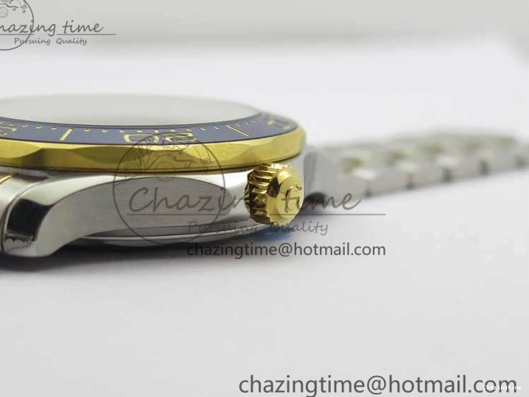 0201 2018 Seamaster Diver 300M SS YG VSF 1:1 Best Edition YG Bezel Blue Dial on SS YG Bracelet A Effortless 7897